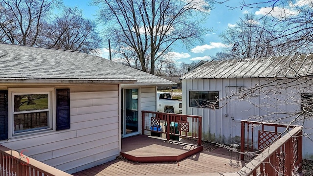 161 S Cash St, Seneca, IL 61360 - view of wooden terrace