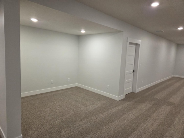 2477 Stanfield Ln, Normal, IL 61761 - finished basement featuring baseboards, recessed lighting, and carpet