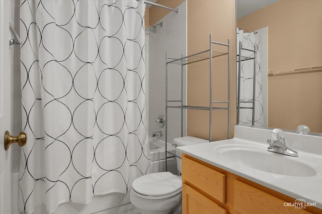 2823 White Thorn Cir, Naperville, IL 60564 - full bath with vanity, shower / bath combination with curtain, and toilet