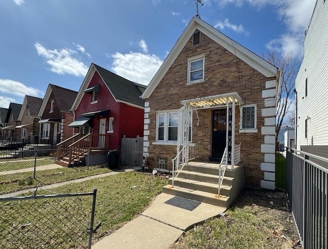 936 N Karlov Ave, Chicago, IL 60651 - bungalow-style house featuring fence and brick siding
