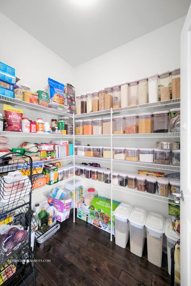 view of pantry