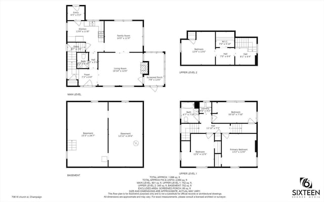 708 W Church St, Champaign, IL 61820 - view of room layout