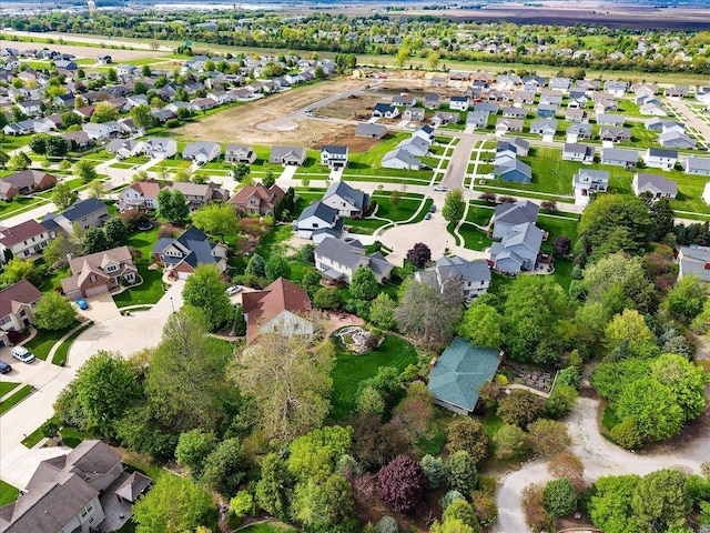 birds eye view of property featuring a residential view
