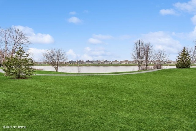 3607 Greystone Ave, Naperville, IL 60564 - view of yard featuring a water view and a residential view