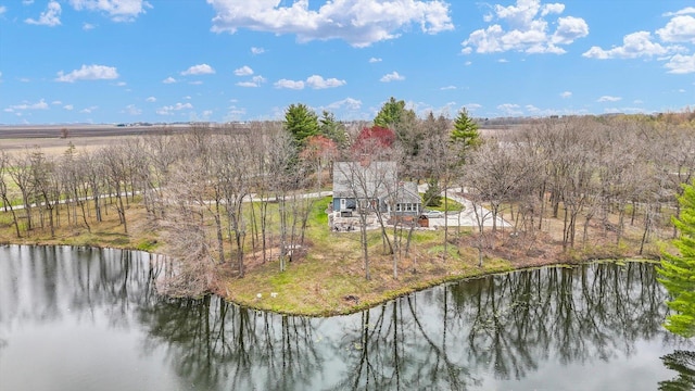 2066 County Road 125 E, Mahomet, IL 61853 - aerial view with a water view