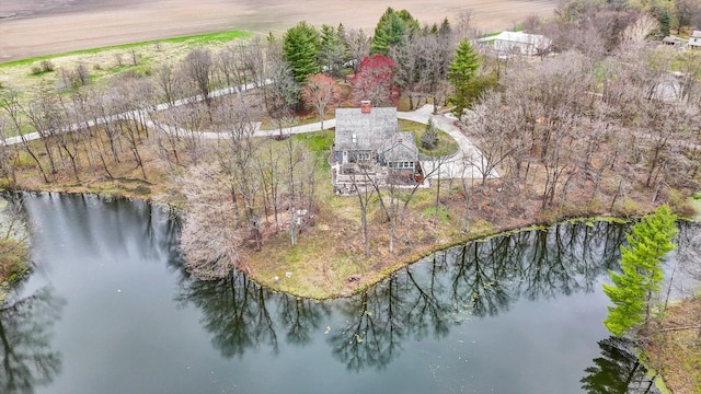 2066 County Road 125 E, Mahomet, IL 61853 - aerial view with a water view