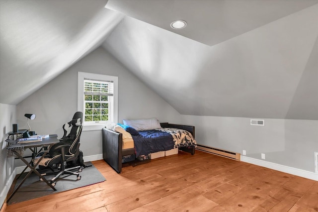 2066 County Road 125 E, Mahomet, IL 61853 - bedroom with light wood-style flooring, baseboards, and visible vents