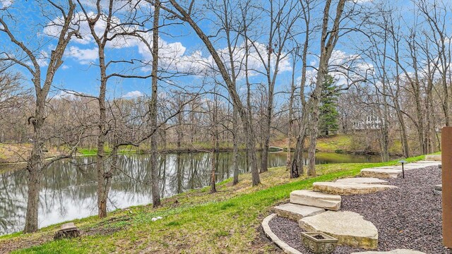2066 County Road 125 E, Mahomet, IL 61853 - view of yard featuring a water view