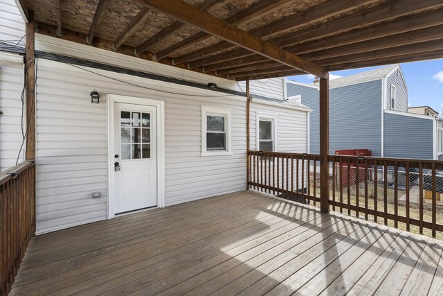 view of deck
