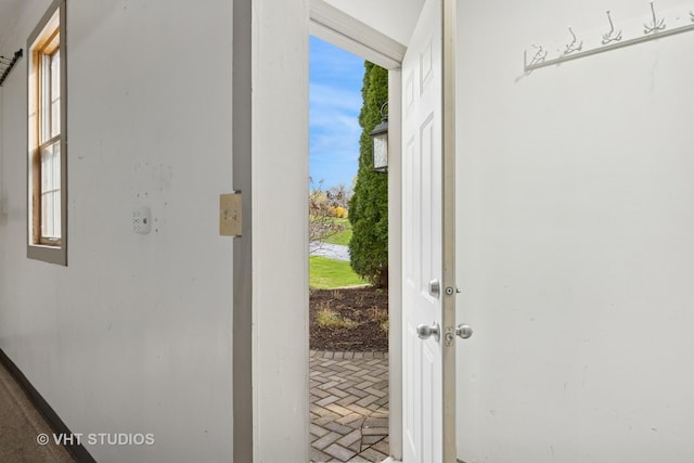 doorway featuring plenty of natural light
