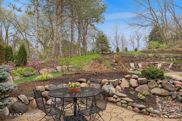 view of patio / terrace with outdoor dining area