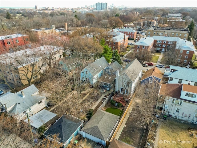 623 Oakton St, Evanston, IL 60202 - drone / aerial view with a residential view