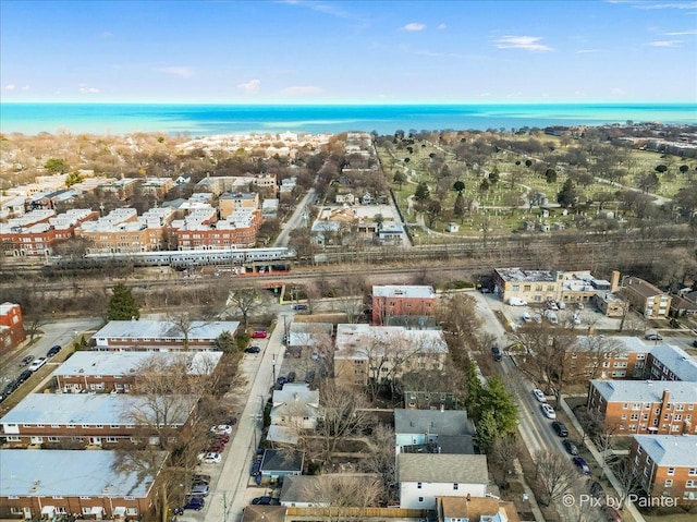 623 Oakton St, Evanston, IL 60202 - aerial view with a water view