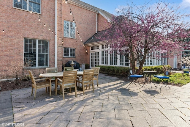 view of patio / terrace featuring outdoor dining area