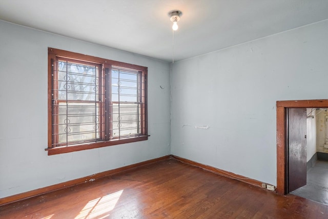 9241 S Blackstone Ave, Chicago, IL 60619 - unfurnished room with baseboards and wood finished floors