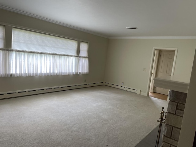 810 13th Ave, Mendota, IL 61342 - unfurnished room featuring carpet floors and crown molding