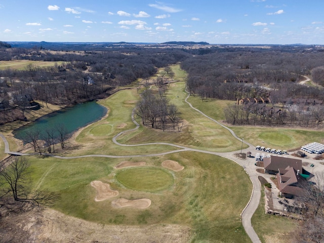 16 Oak Glen Dr, Galena, IL 61036 - drone / aerial view with view of golf course and a water view