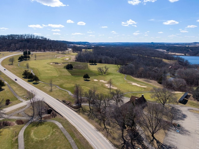 16 Oak Glen Dr, Galena, IL 61036 - drone / aerial view featuring view of golf course