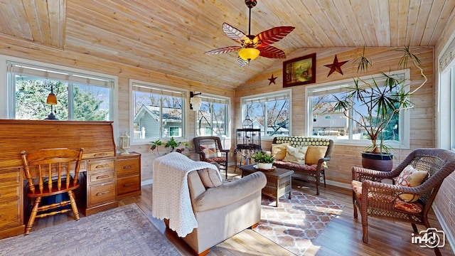 sunroom / solarium with plenty of natural light