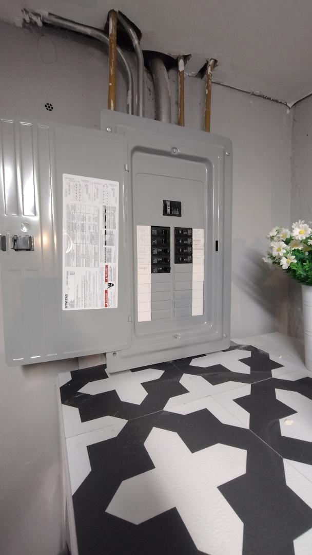 utilities with electric panel