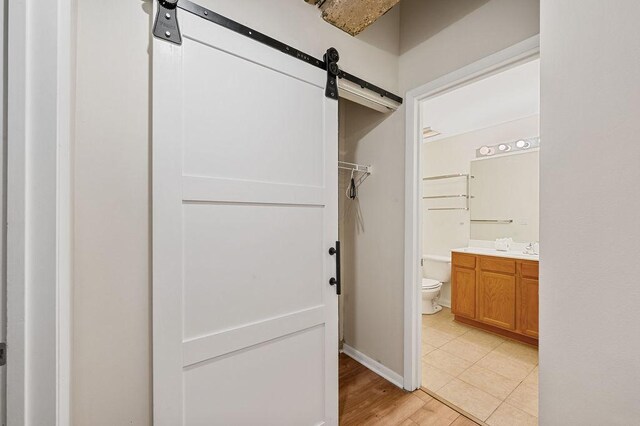 view of closet