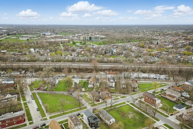 aerial view featuring a residential view