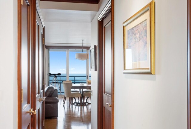 1300 N Lake Shore Dr Unit 25B, Chicago, IL 60610 - bedroom with light colored carpet, baseboards, and crown molding