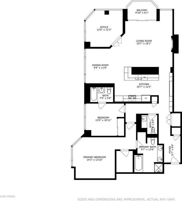 21 E Huron St Unit 1806, Chicago, IL 60611 - room layout