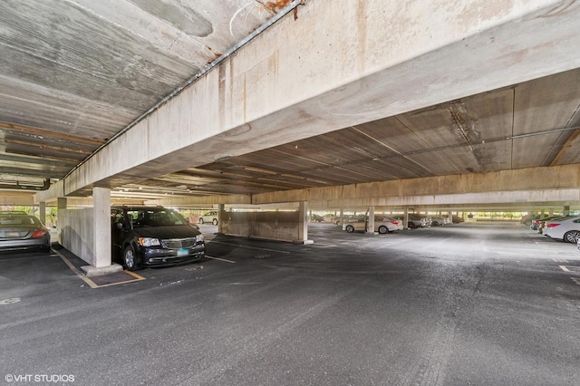 view of parking deck