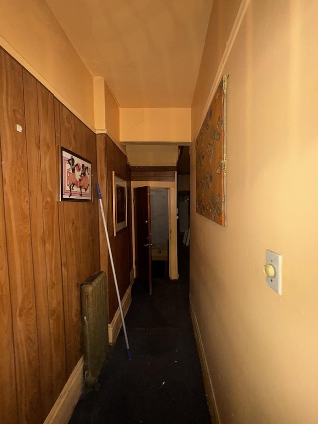 3634 S Giles Ave, Chicago, IL 60653 - hallway featuring wood walls