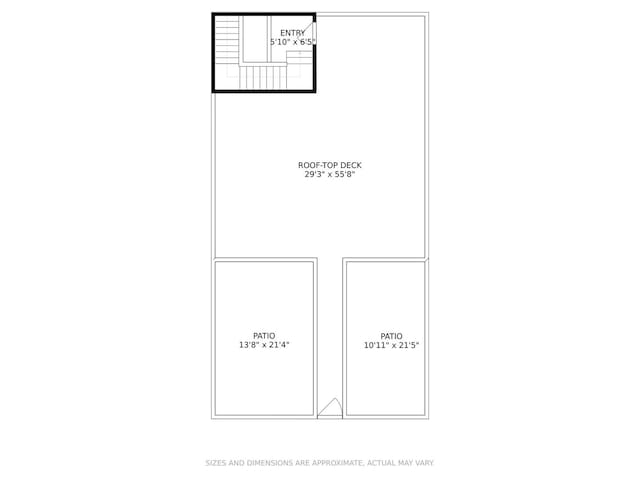 5486 S Woodlawn Ave Unit 3, Chicago, IL 60615 - view of layout