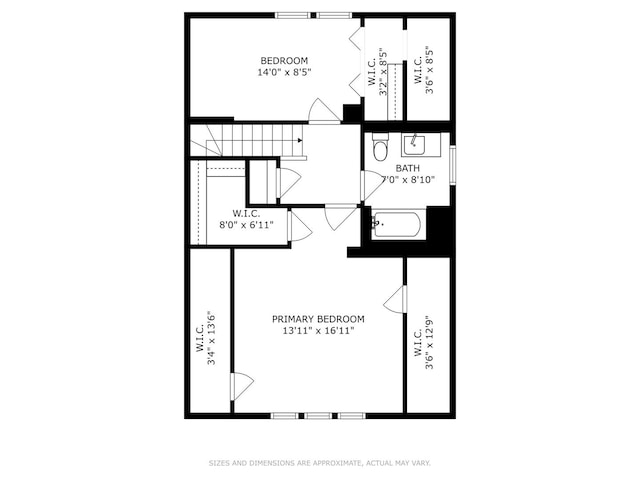 6317 W Roscoe St, Chicago, IL 60634 - view of property floor plan