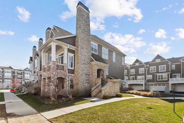 104 W Kennedy Ln, Hinsdale, IL 60521 - view of building exterior with a residential view
