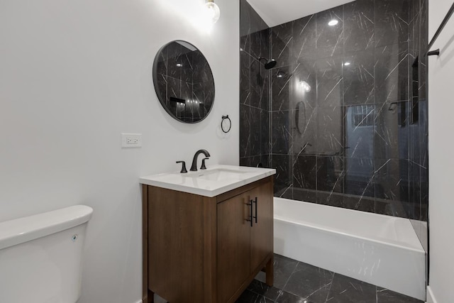 1522 W Wolfram St, Chicago, IL 60657 - full bath featuring vanity, bathtub / shower combination, and toilet