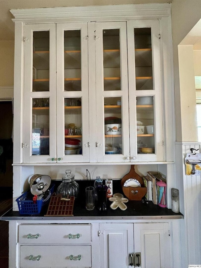 view of bar