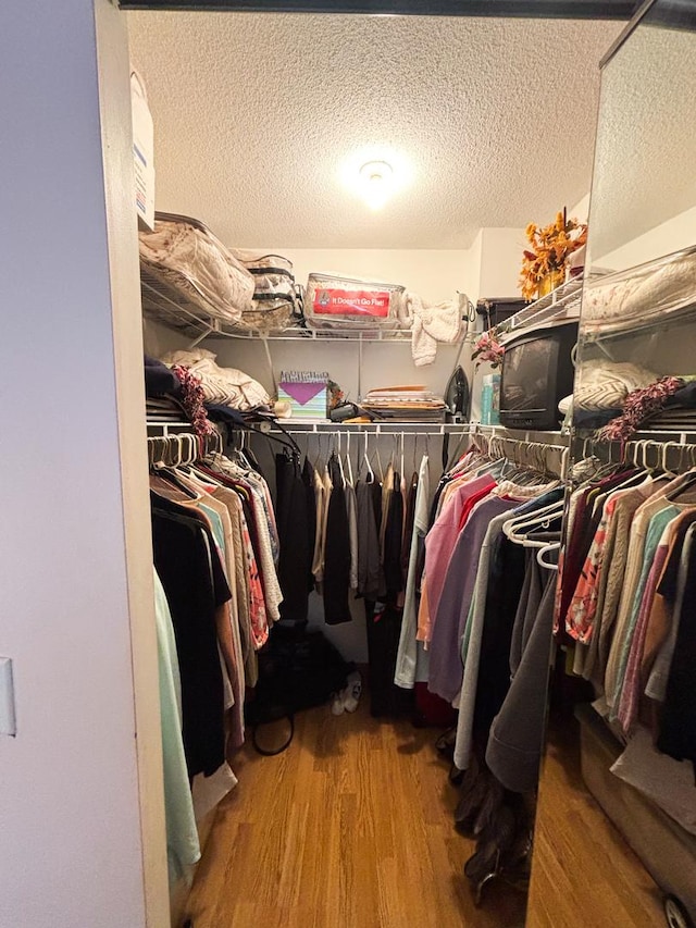 5500 Lincoln Ave Ave Unit 118E, Morton Grove, IL 60053 - spacious closet with wood finished floors