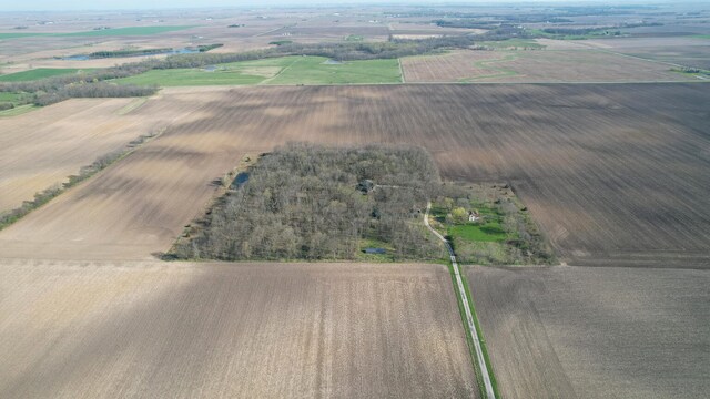 2655 County Road 550 E, Mahomet, IL 61853 - birds eye view of property with a rural view