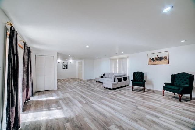 2775 E Riverview Dr, Kankakee, IL 60901 - living room with light wood-style floors and recessed lighting