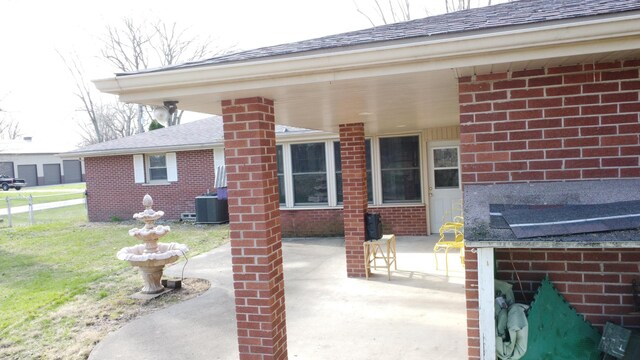 2775 E Riverview Dr, Kankakee, IL 60901 - view of patio / terrace featuring central air condition unit