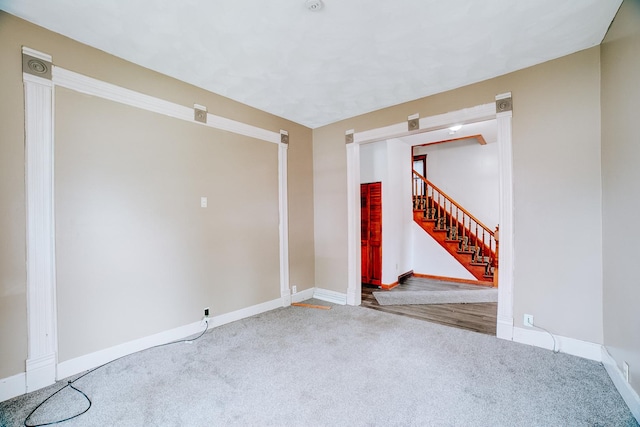 245 E 4th Ave, Clifton, IL 60927 - interior space with baseboards, carpet, and stairs