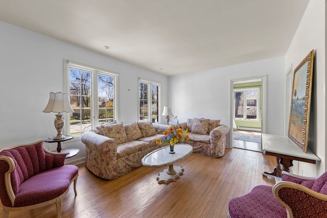 17864 Gladville Ave, Homewood, IL 60430 - living area with wood-type flooring and baseboard heating