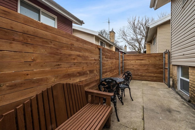 230 Dodge Ave Unit D, Evanston, IL 60202 - view of patio / terrace with fence