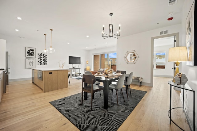1548 W Ardmore Ave Unit 2F, Chicago, IL 60660 - dining area with light wood finished floors, healthy amount of natural light, and recessed lighting