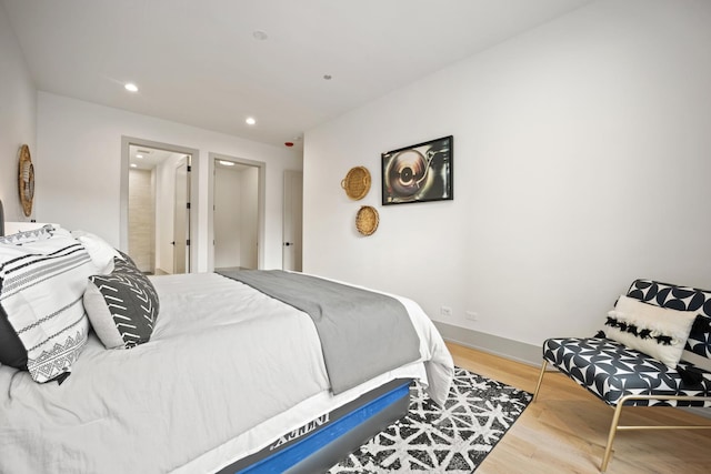 1548 W Ardmore Ave Unit 2F, Chicago, IL 60660 - bedroom with recessed lighting and wood finished floors