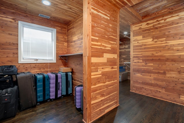 view of storage room