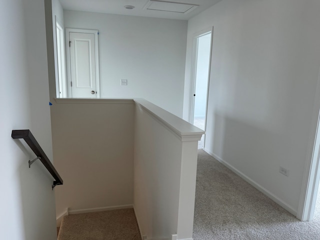 640 Henry Ln, Oswego, IL 60543 - stairway featuring carpet flooring and baseboards