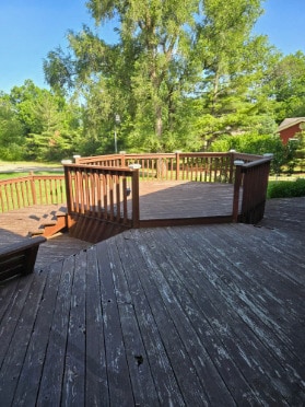 19049 S Parker Rd, Mokena, IL 60448 - view of wooden deck