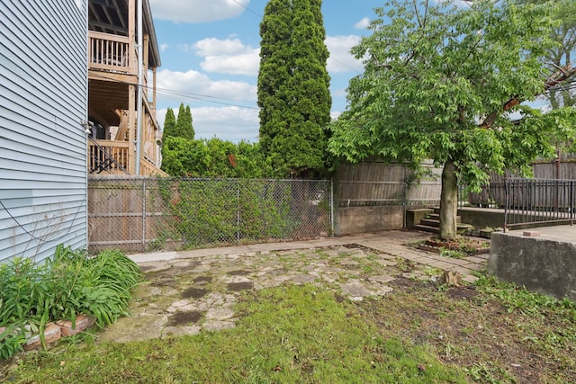 3220 W Polk St, Chicago, IL 60624 - fenced backyard with a patio
