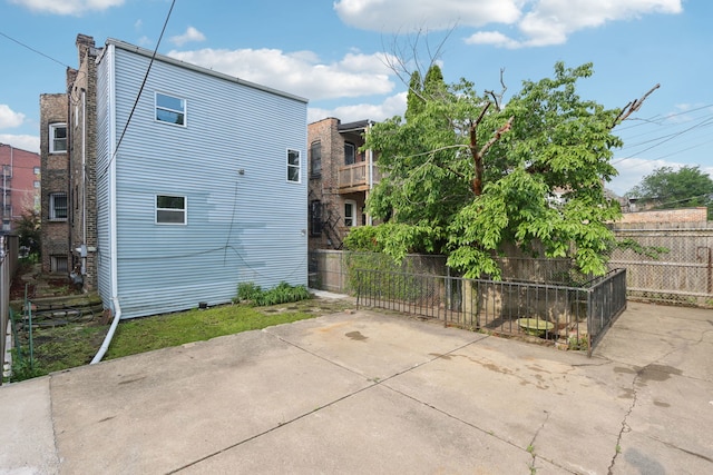 3220 W Polk St, Chicago, IL 60624 - view of home's exterior with a patio area