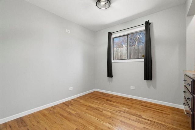 24860 W Forest Dr, Lake Villa, IL 60046 - spare room featuring light wood finished floors and baseboards